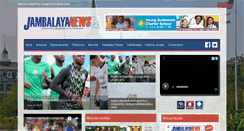 Desktop Screenshot of jambalayanews.com