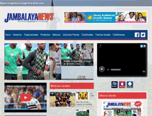 Tablet Screenshot of jambalayanews.com